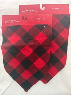 NWT- Pet Bandanas Set of 2- Wondershop at Target